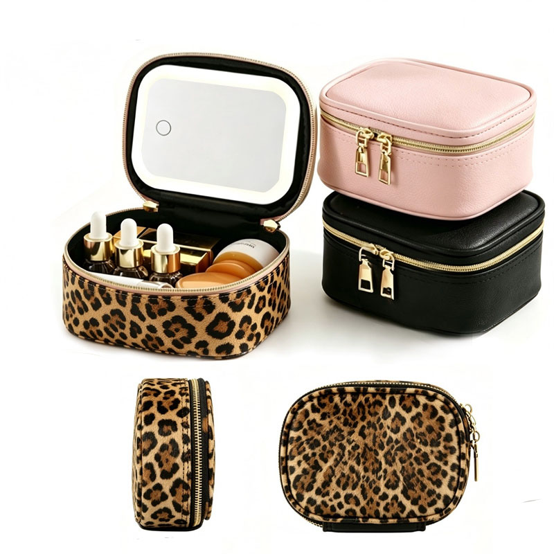 Beauty Preservation Makeup Bag - حقيبة تخزين مكياج محمولة بإضاءة LED