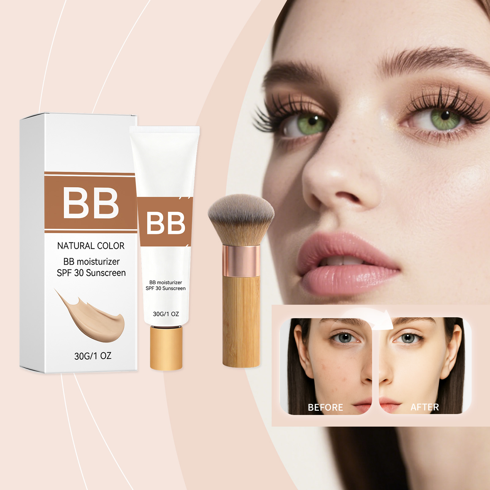 Bb Cream Tinted - كريم BB مرطب ملون بعامل حماية