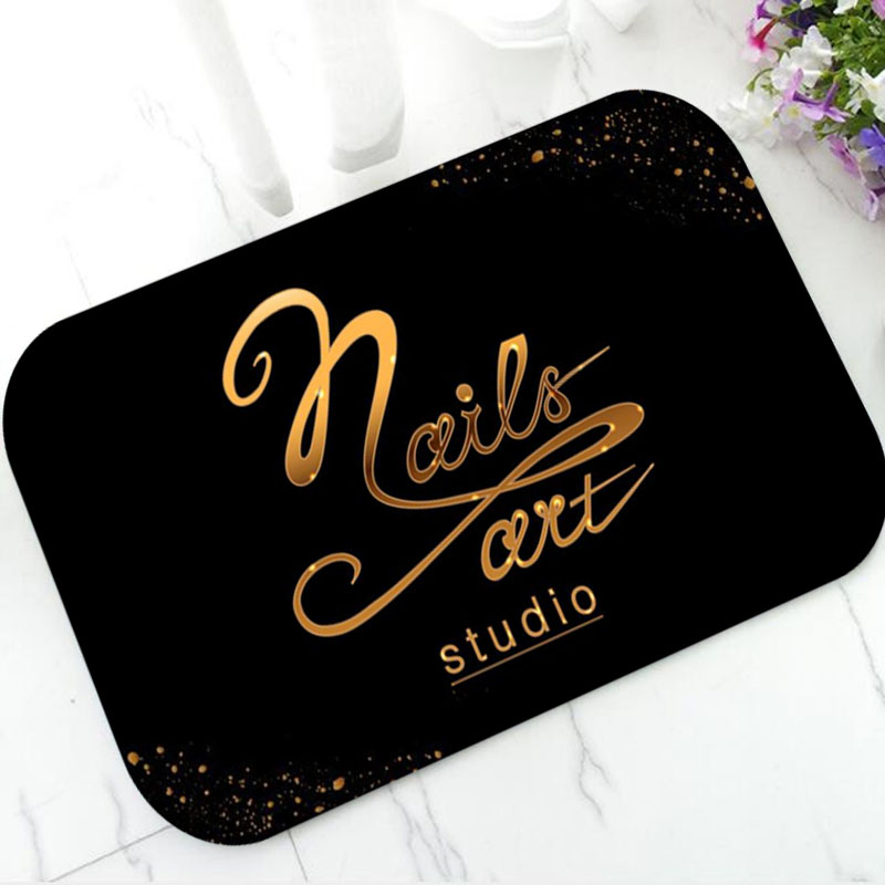 Beauty And Makeup Studio - سجادة مدخل أنيقة لاستوديو فن الأظافر