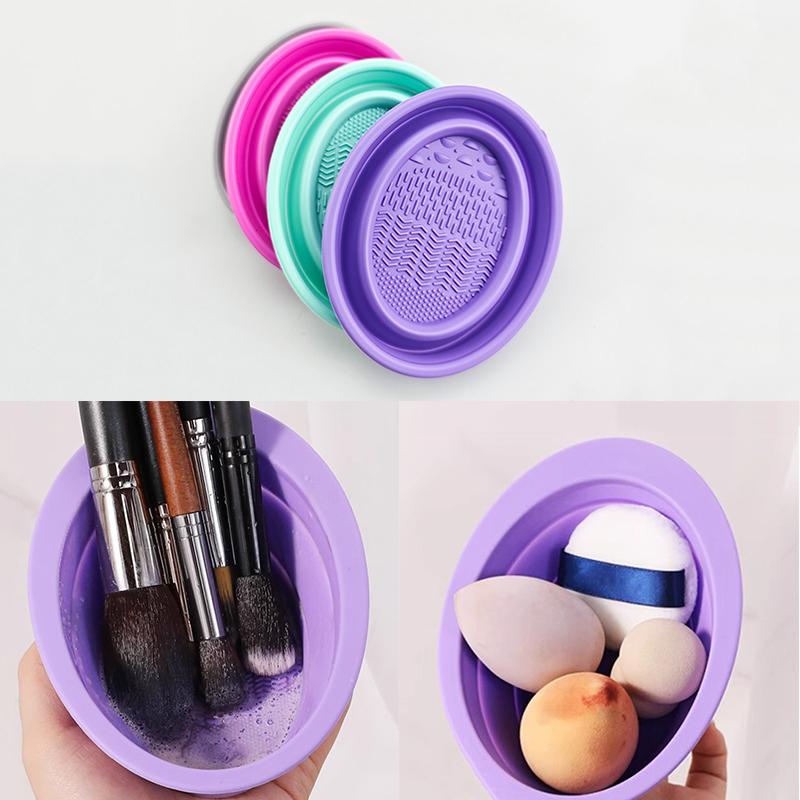 Beauty Makeup Kit - منظف فرشاة مكياج من السيليكون الناعم