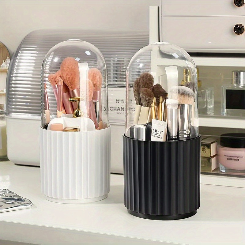 Beauty Makeup Desk - حامل فرشاة للمكياج مع غطاء منظم