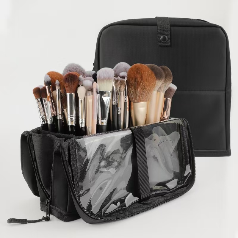 حقيبة مكياج كبيرة سوداء قابلة  - مراجعة Beauty Preservation Makeup Bag وسعره