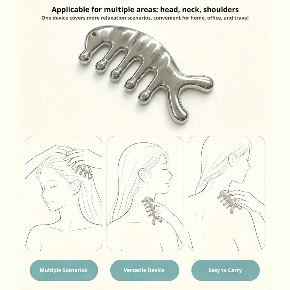 مشط تدليك متعدد الوظائف على شك - مراجعة Hair Scalp Massager وسعره