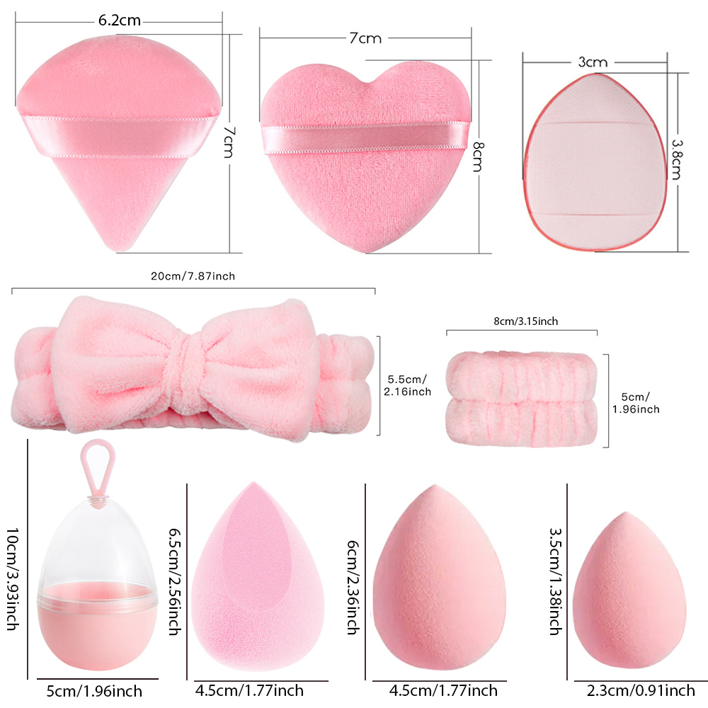 17 قطعة ماكياج الإسفنج خلاط مج - مراجعة Beauty Blender In Makeup وسعره