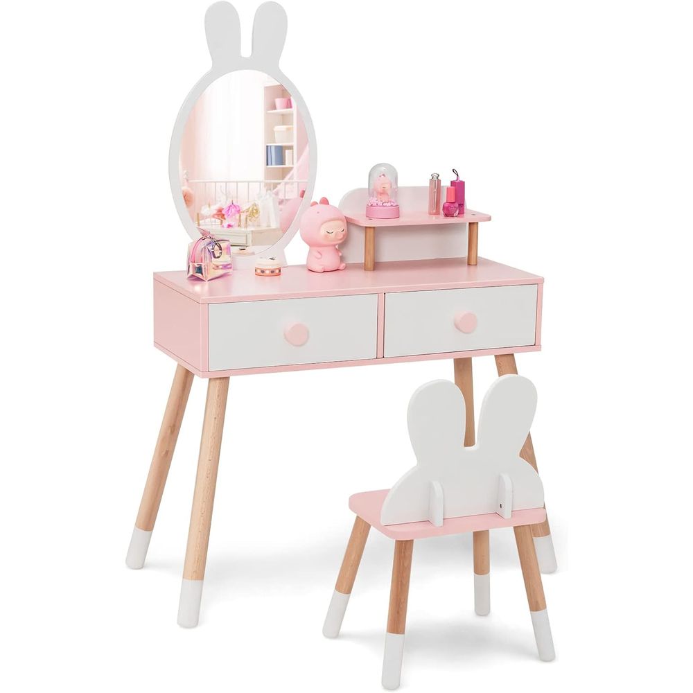 طاولة مكياج للأطفال بتصميم أرن - مراجعة Beauty Makeup Chair وسعره
