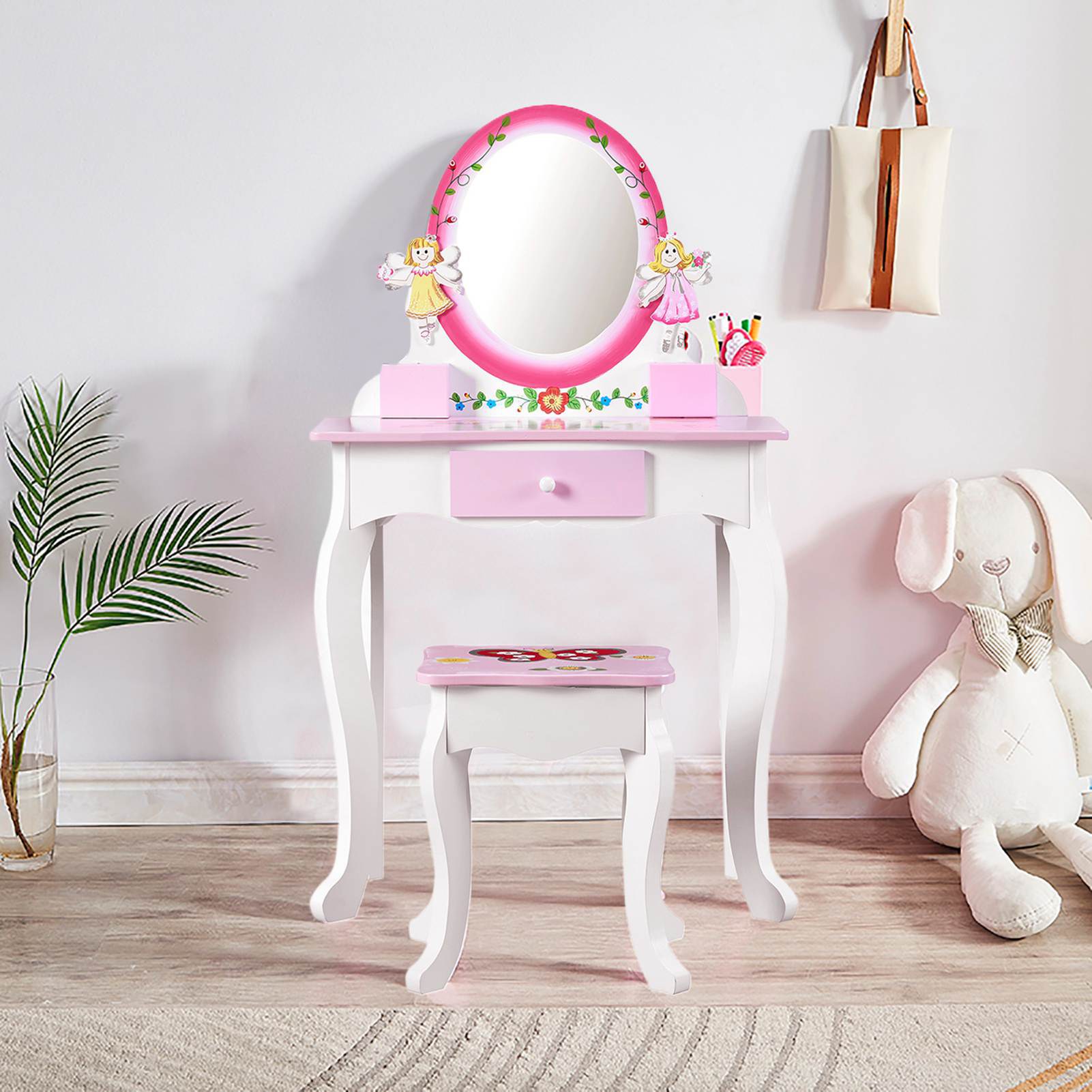 طاولة تجميل للأطفال بتصميم زهر - مراجعة Beauty Makeup Desk وسعره