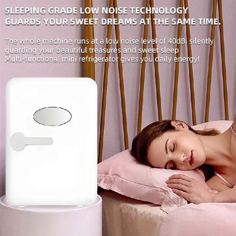 ثلاجة تجميل محمولة صغيرة سعة 4 - مراجعة Beauty Makeup Fridge وسعره