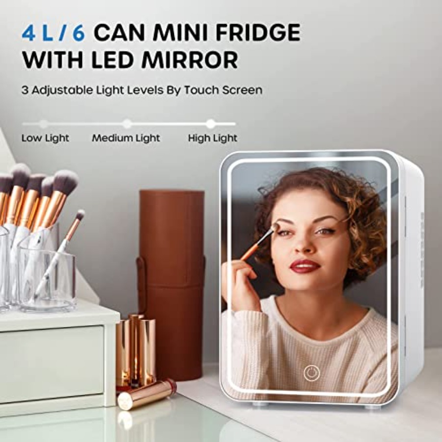 ثلاجة صغيرة للعناية بالبشرة سع - مراجعة Beauty Makeup Fridge وسعره