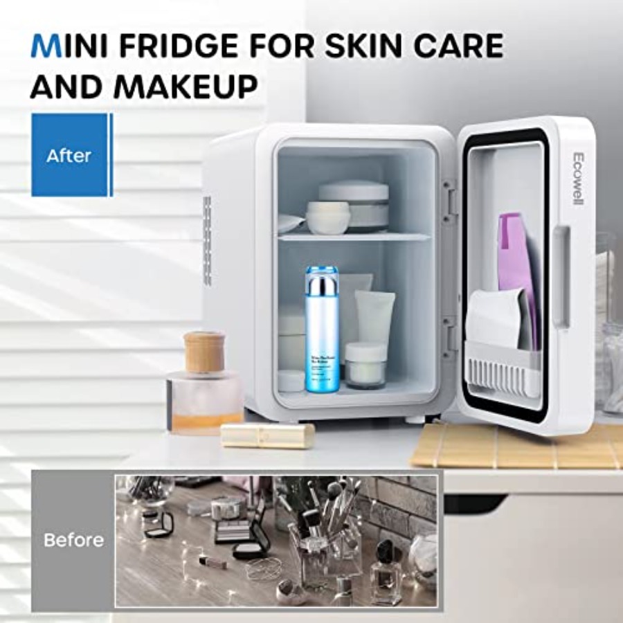 ثلاجة صغيرة للعناية بالبشرة سع - مراجعة Beauty Makeup Fridge وسعره