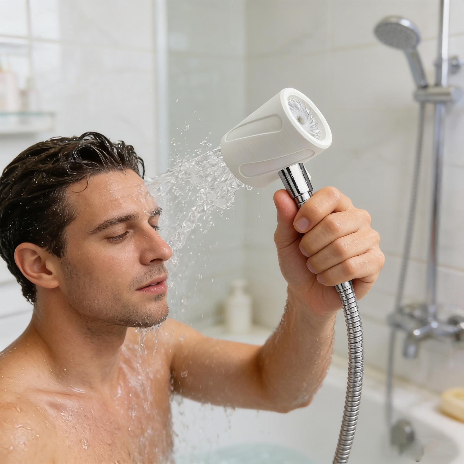 رأس دش للرجال عالي الضغط بفتحا - مراجعة Hair Scalp Massager وسعره