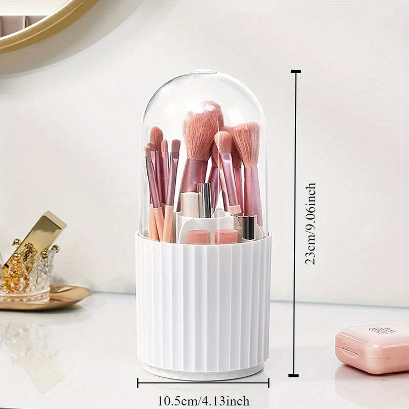 حامل فرشاة للمكياج مع غطاء منظ - مراجعة Beauty Makeup Desk وسعره