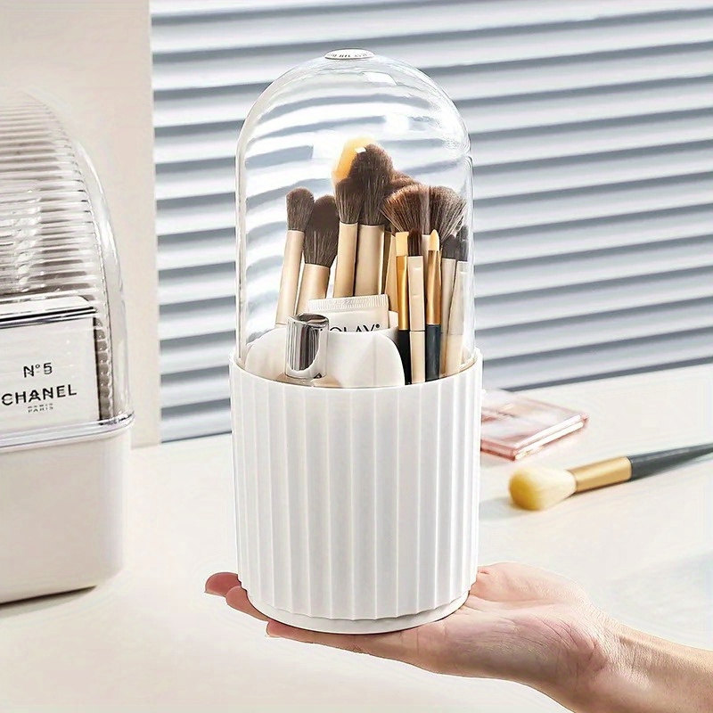 حامل فرشاة للمكياج مع غطاء منظ - مراجعة Beauty Makeup Desk وسعره