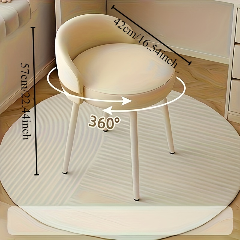 كرسي مكياج أنيق بظهر مسطح بلون - مراجعة Beauty Makeup Chair وسعره