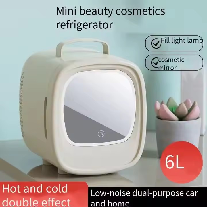 ثلاجة صغيرة ذكية للمكياج باللو - مراجعة Beauty Makeup Fridge وسعره