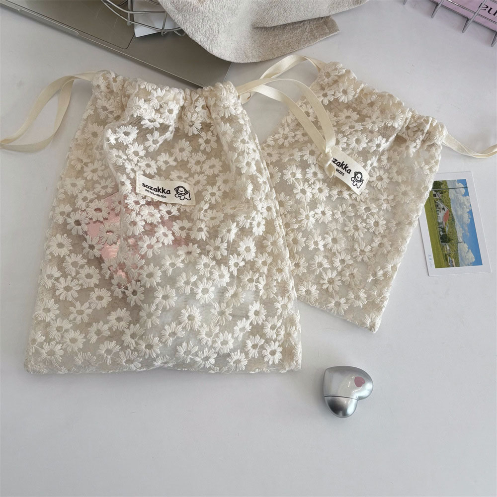 حقيبة مكياج شبكية مطرزة بالدان - مراجعة Beauty Preservation Makeup Bag وسعره