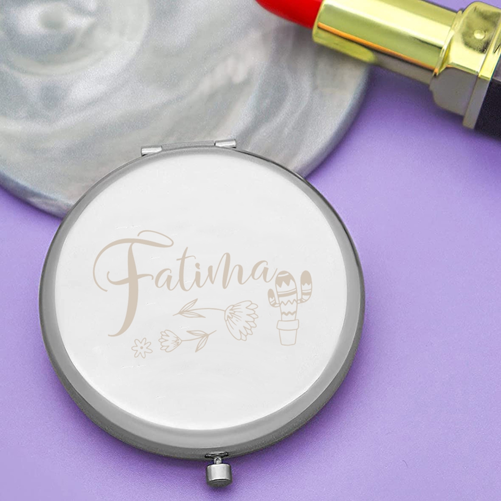 مرآة مكياج ذهبية مخصصة بالليزر - مراجعة Beauty Makeup Names وسعره