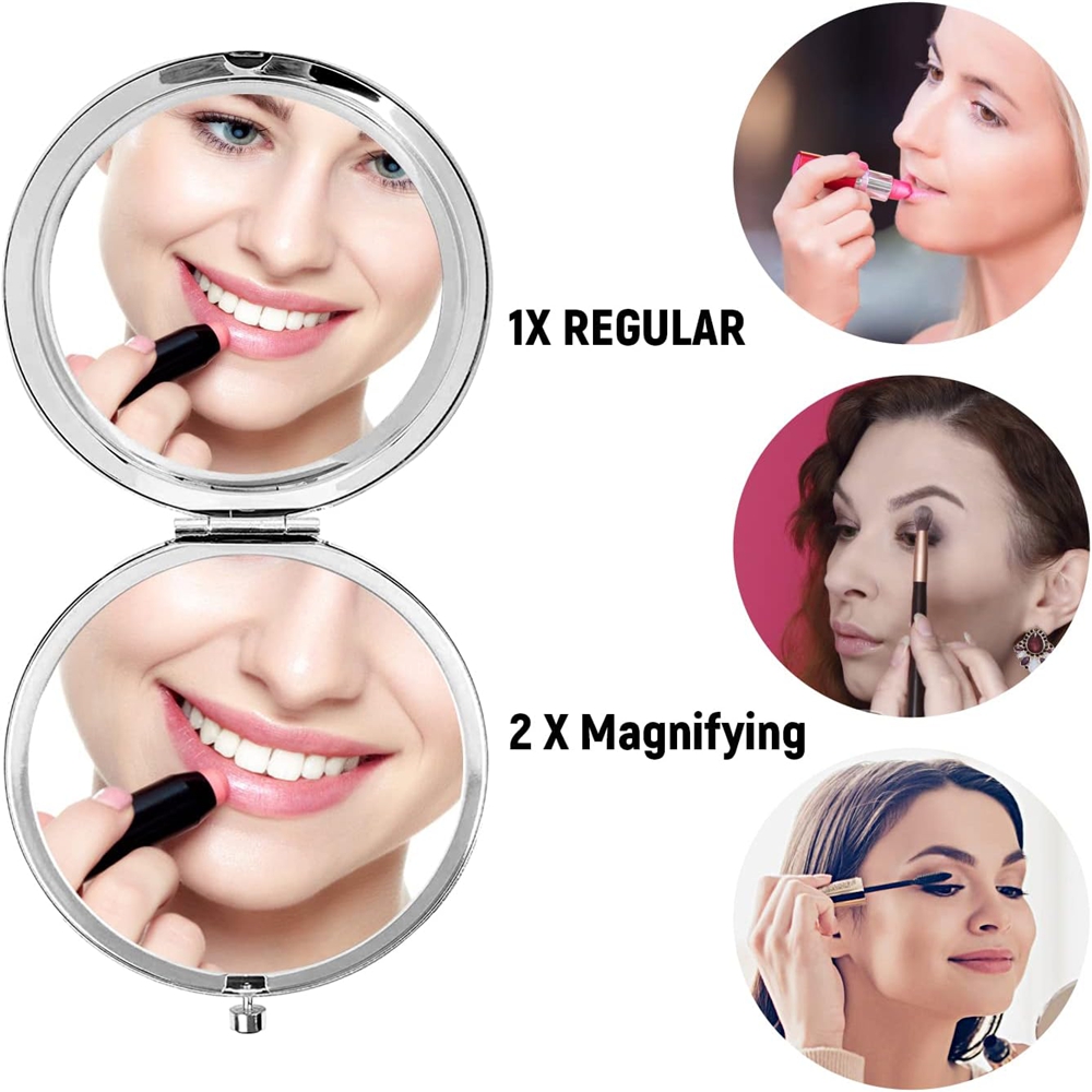 مرآة مكياج ذهبية مخصصة بالليزر - مراجعة Beauty Makeup Names وسعره