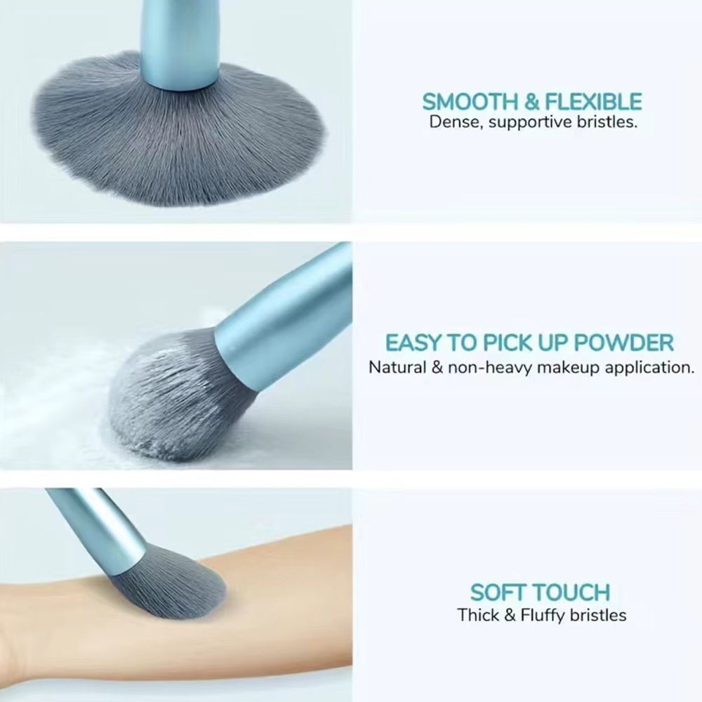 مجموعة فرش مكياج 8 قطع مع حقيب - مراجعة Beauty Makeup Names وسعره